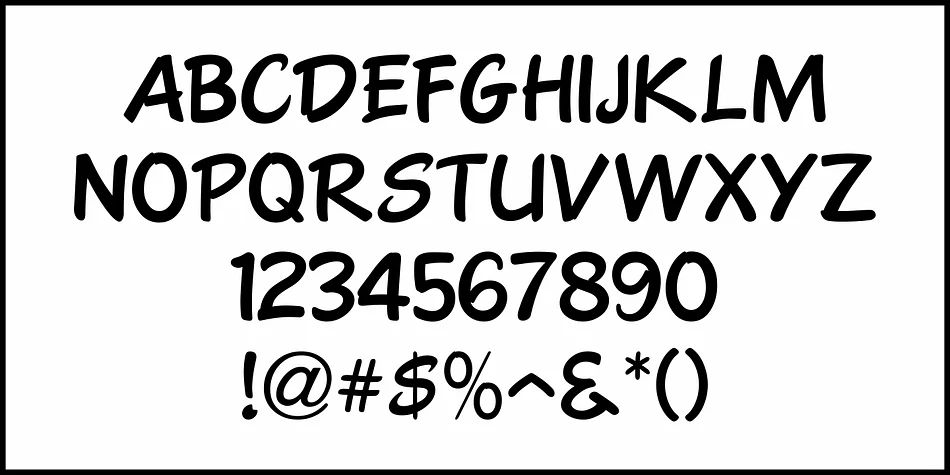SHOW CARD FREEHAND JNL by Jeff Levine Fonts — Display Font — thumbnail 3