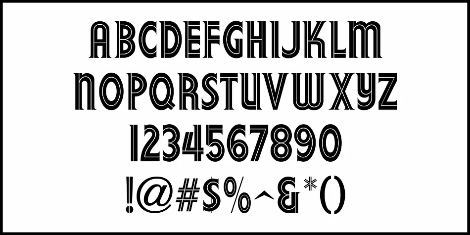 SHOW TUNE JNL by Jeff Levine Fonts — Display Font — thumbnail 3