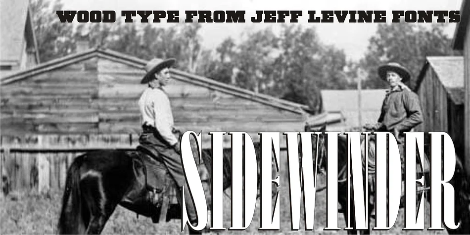 SIDEWINDER JNL by Jeff Levine Fonts — Display Font