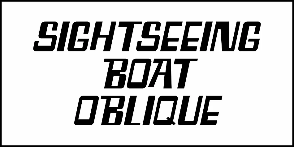 SIGHTSEEING BOAT JNL by Jeff Levine Fonts — Display Font — thumbnail 4