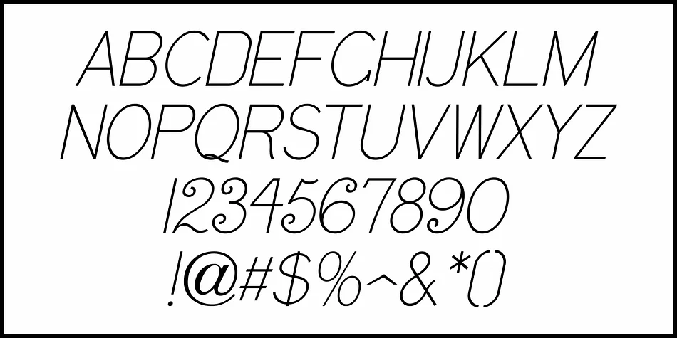 Sign Art Monoline JNL by Jeff Levine Fonts — Display Font — thumbnail 5