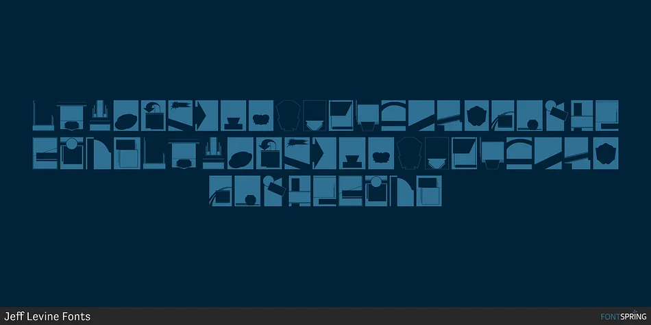 Sign Panels JNL by Jeff Levine Fonts — Dingbats Font