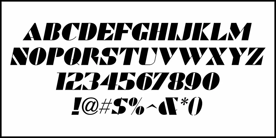 SIGN WORK DECO JNL by Jeff Levine Fonts — Decorative Font — thumbnail 5