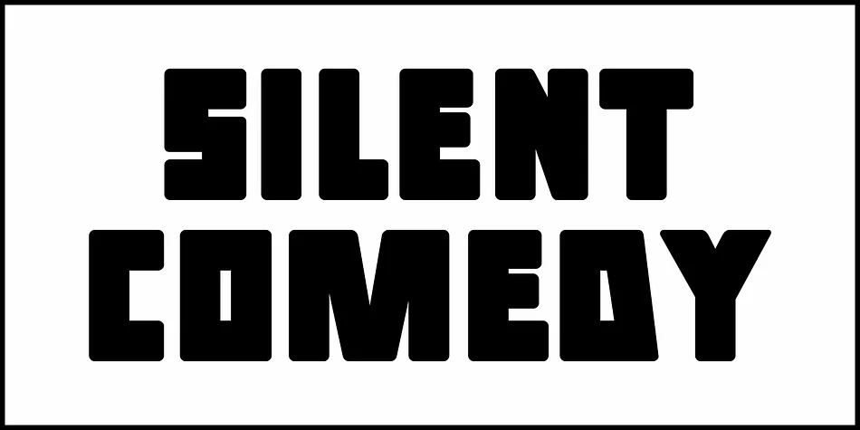 SILENT COMEDY JNL by Jeff Levine Fonts — Display Font — thumbnail 2