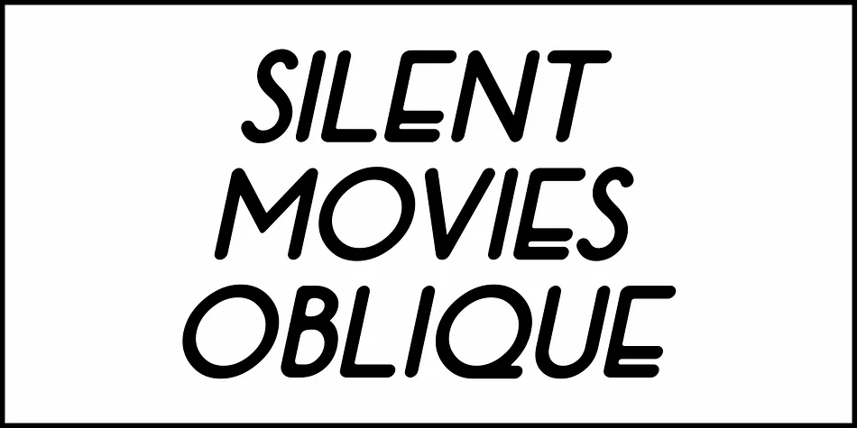 SILENT MOVIES JNL by Jeff Levine Fonts — Decorative Font — thumbnail 4