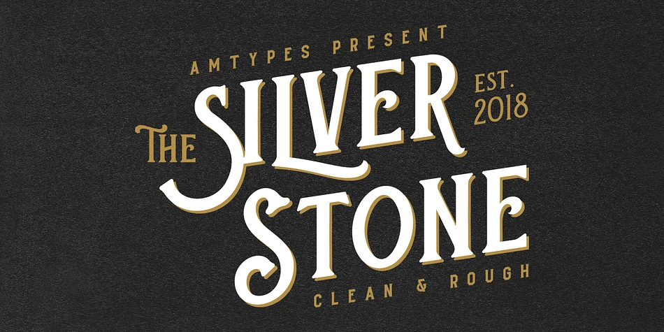 Silver Stone by Angga Mahardika — Display Font