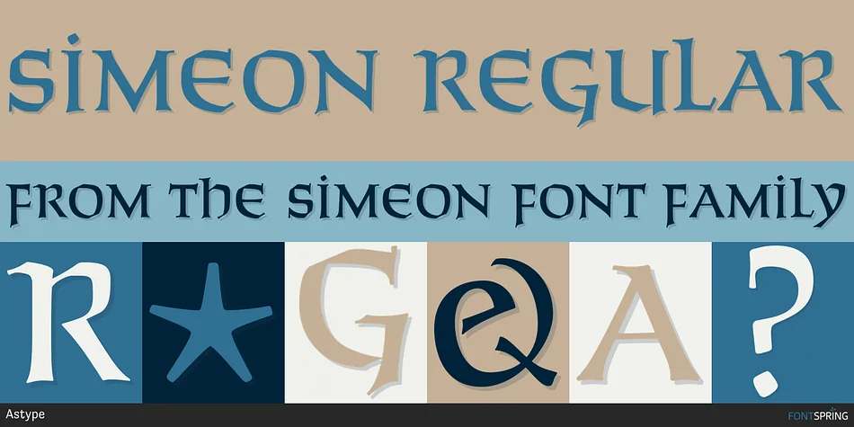SIMEON by Astype โ Blackletter Font