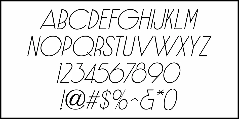 SINGLE LINE DECO JNL by Jeff Levine Fonts — Decorative Font — thumbnail 5
