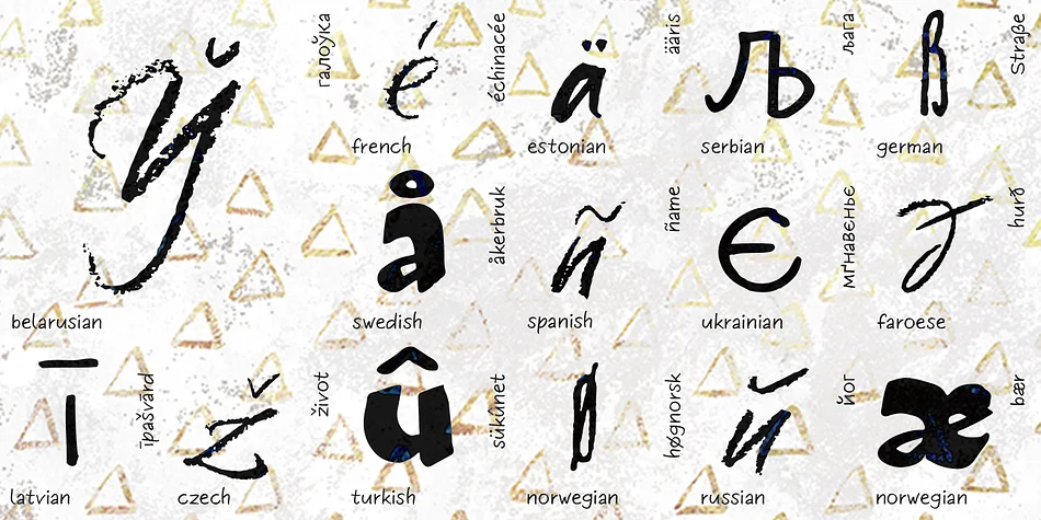 Six Hands by ParaType — Script Handwritten Font — thumbnail 3