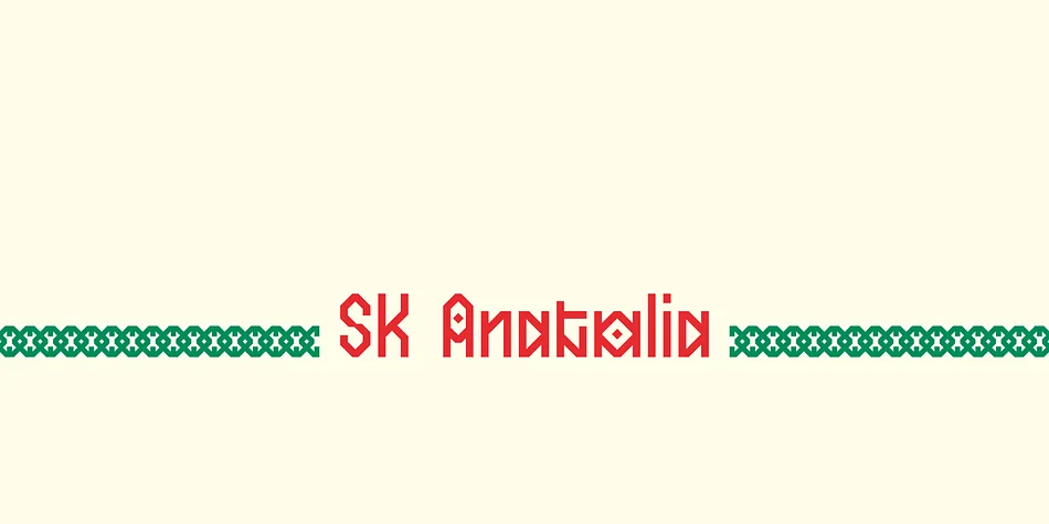 SK Anatolia by Salih Kizilkaya — Display Font — thumbnail 10