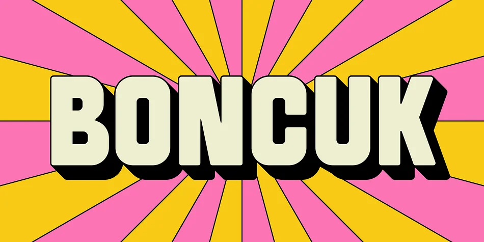 SK Boncuk by Salih Kizilkaya β Display Font