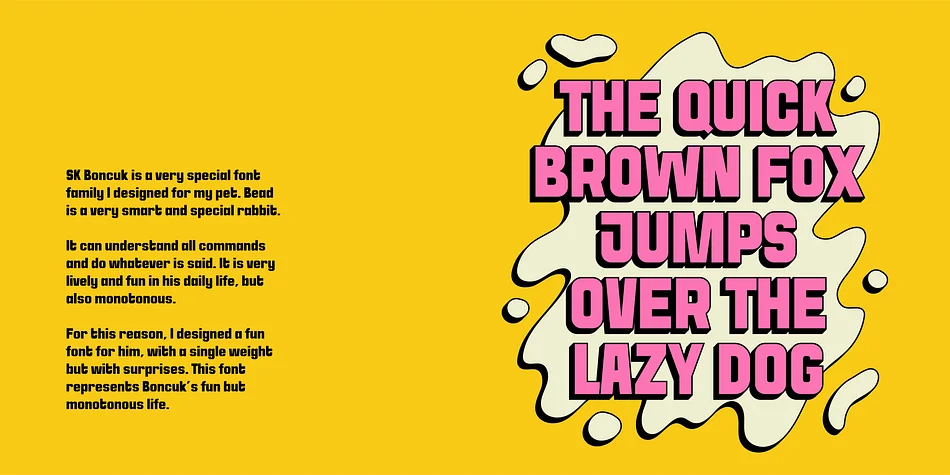 SK Boncuk by Salih Kizilkaya — Display Font — thumbnail 2