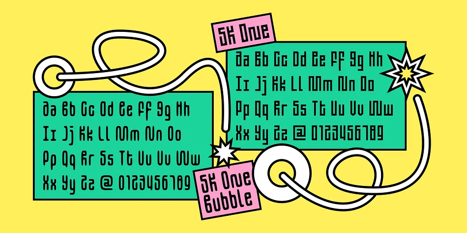 SK One Block by Salih Kizilkaya — Display Font — thumbnail 5