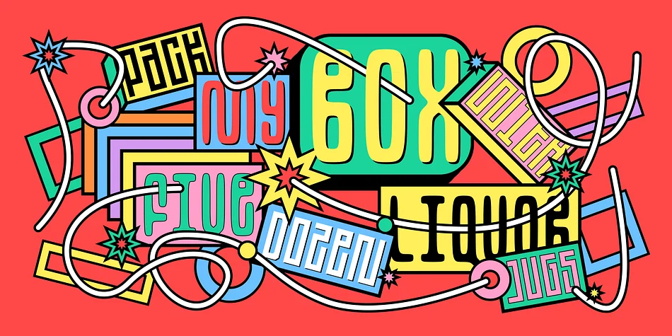 SK One Block by Salih Kizilkaya — Display Font — thumbnail 9