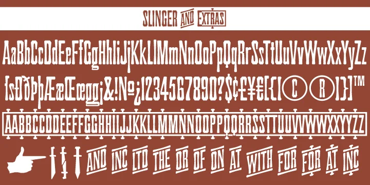 Slinger by Canada Type — Decorative Font