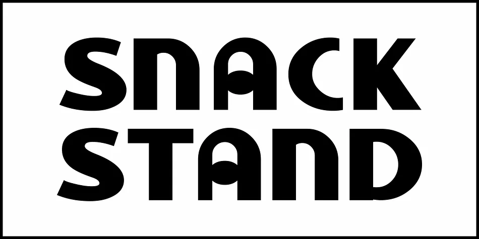SNACK STAND JNL by Jeff Levine Fonts — Decorative Font — thumbnail 2