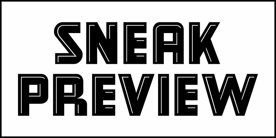 Sneak Preview JNL by Jeff Levine Fonts — Display Font — thumbnail 2