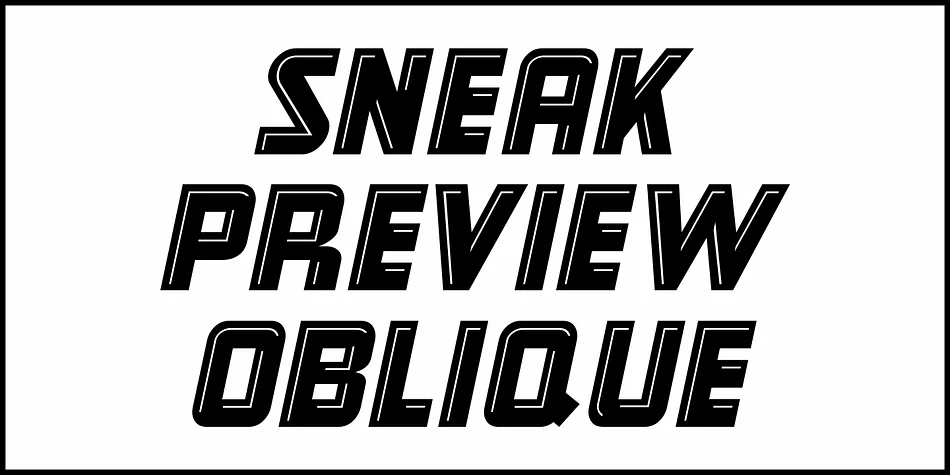 Sneak Preview JNL by Jeff Levine Fonts — Display Font — thumbnail 4