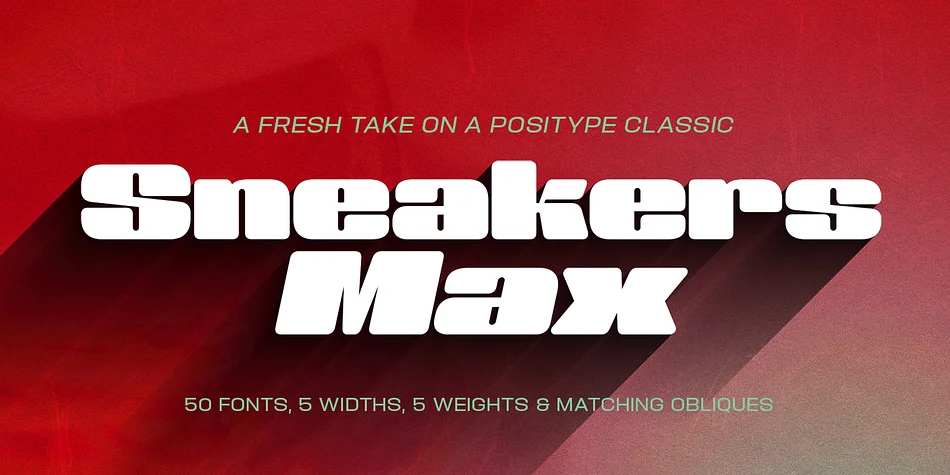 Sneakers Max by Positype — Display Font