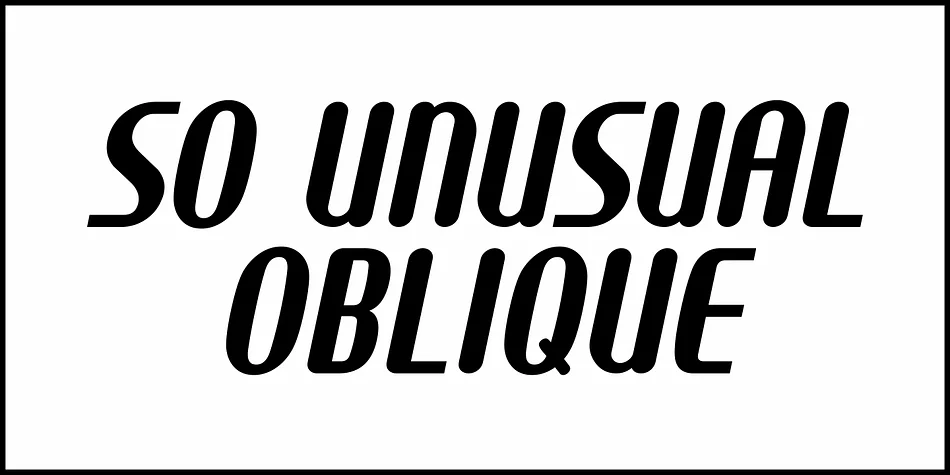 SO UNUSUAL JNL by Jeff Levine Fonts — Display Font — thumbnail 4