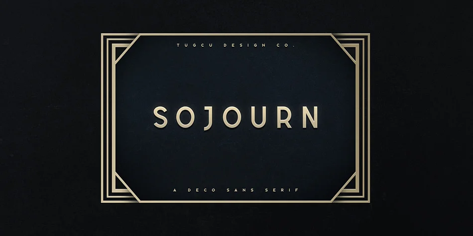 SOJOURN by Tugcu Design Co โ Decorative Font