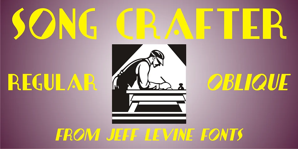 SONG CRAFTER JNL by Jeff Levine Fonts — Decorative Font