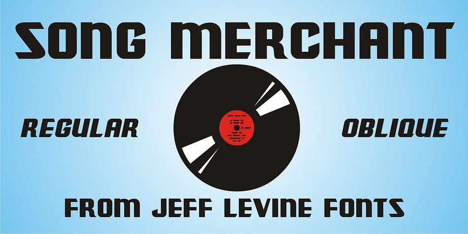 SONG MERCHANT JNL by Jeff Levine Fonts — Display Font