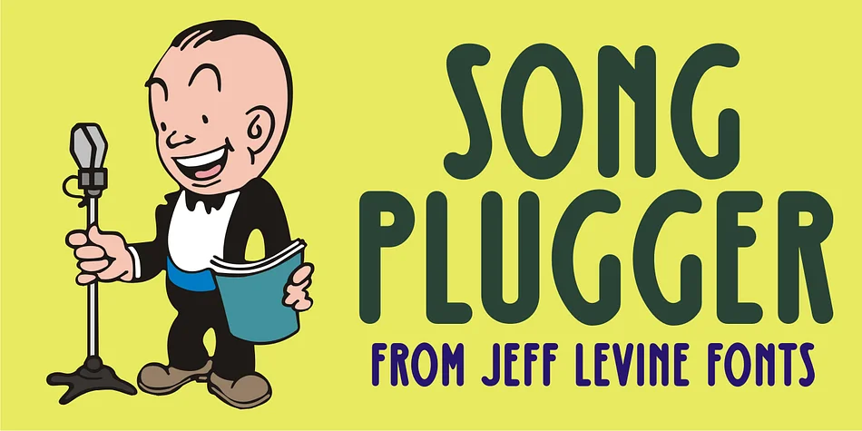 SONG PLUGGER JNL by Jeff Levine Fonts — Display Font