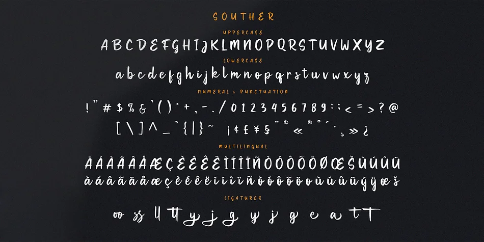 Souther by Craft Supply Co. — Display Font — thumbnail 6
