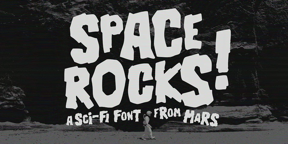 Space Rocks by Wingsart Studio โ Display Font