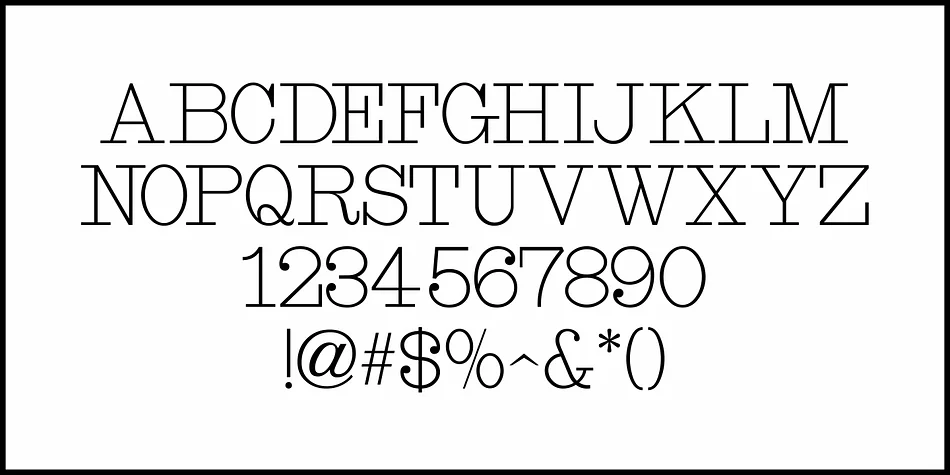 SPECIMEN BOOK JNL by Jeff Levine Fonts — Decorative Font — thumbnail 3