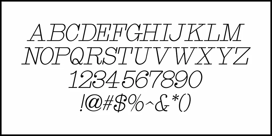 SPECIMEN BOOK JNL by Jeff Levine Fonts — Decorative Font — thumbnail 5