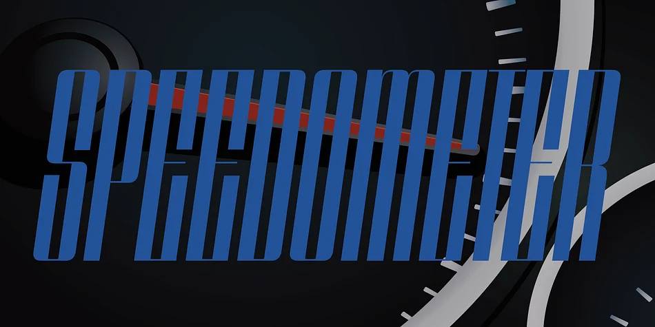 Speedometer by Dharma Type — Display Font