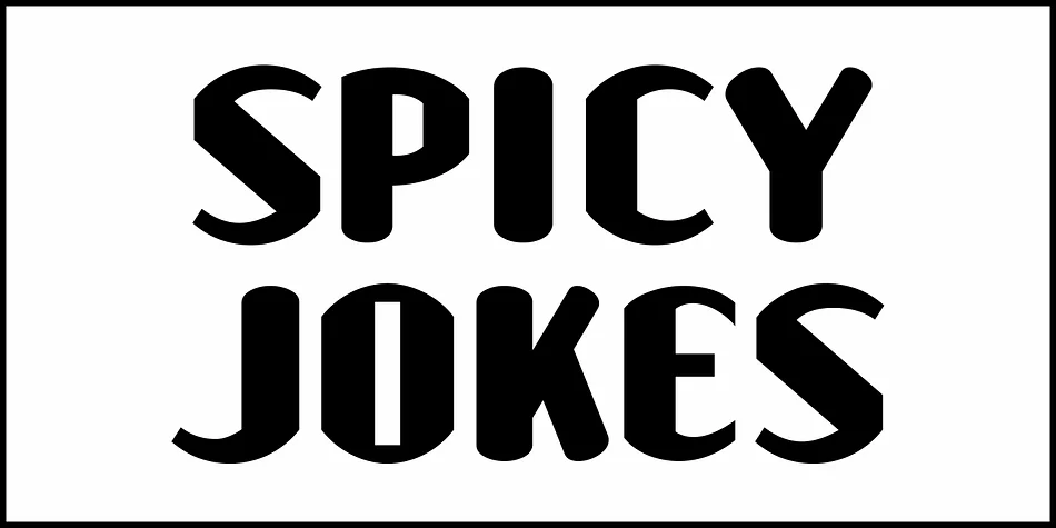 Spicy Jokes JNL by Jeff Levine Fonts — Display Font — thumbnail 2