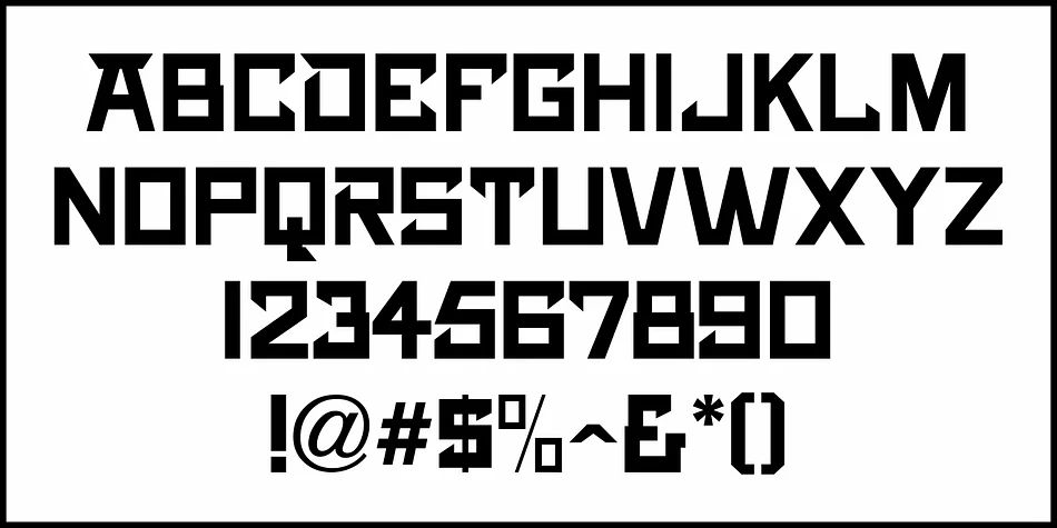 SQUARED OFF JNL by Jeff Levine Fonts — Display Font — thumbnail 3