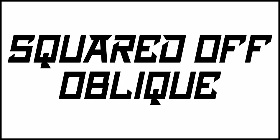 SQUARED OFF JNL by Jeff Levine Fonts — Display Font — thumbnail 4