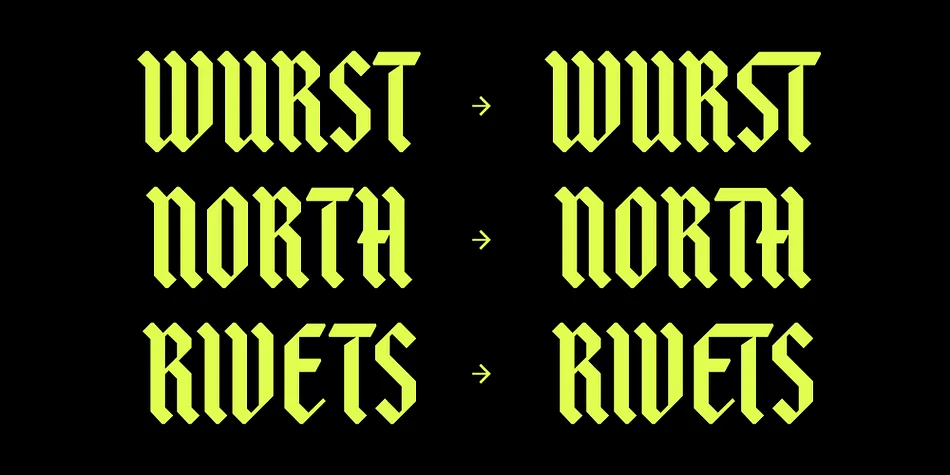Stacktwin by Typia Nesia — Blackletter Font — thumbnail 4