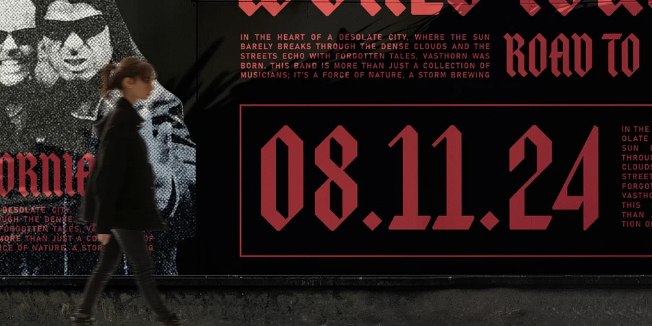 Stacktwin by Typia Nesia — Blackletter Font — thumbnail 6