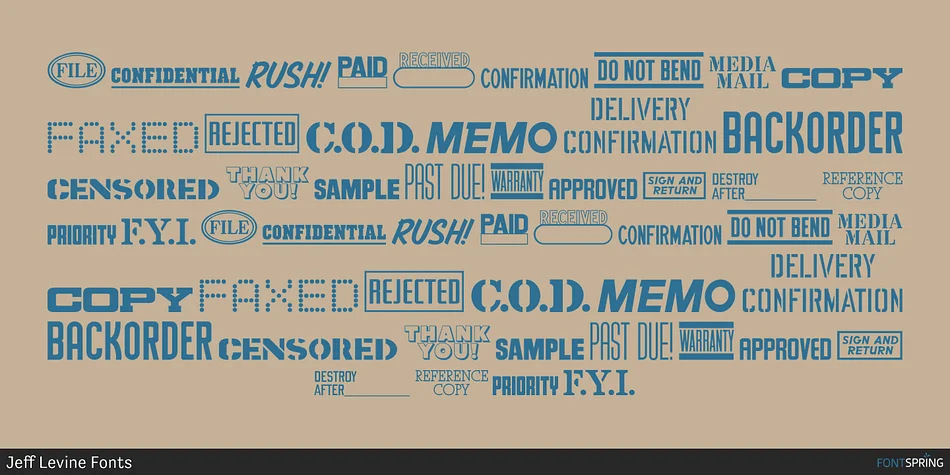 Stamp of Approval JNL by Jeff Levine Fonts — Dingbats Font