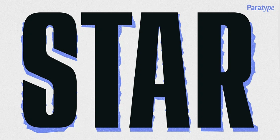 Star by ParaType — Display Font