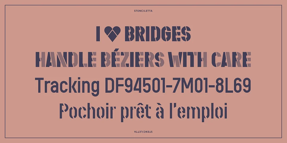 Stenciletta by Delve Fonts — Display Font — thumbnail 2