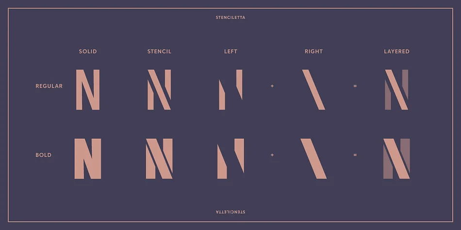 Stenciletta by Delve Fonts — Display Font — thumbnail 3