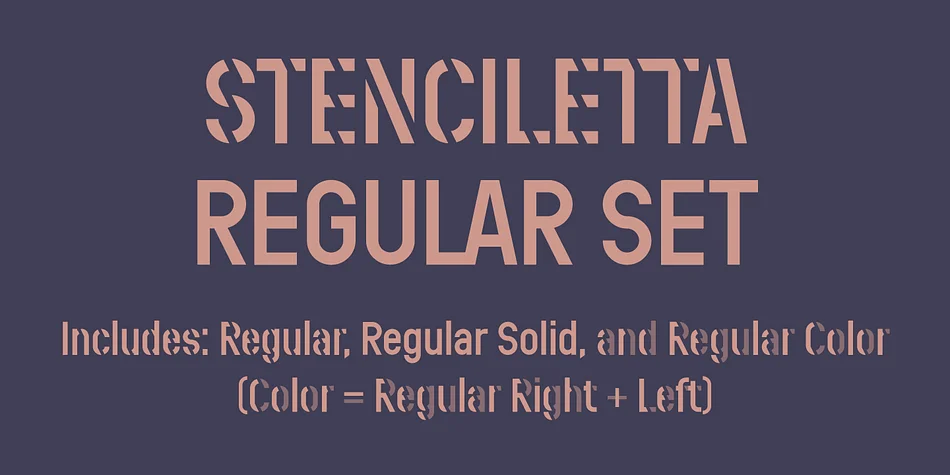 Stenciletta by Delve Fonts — Display Font — thumbnail 4