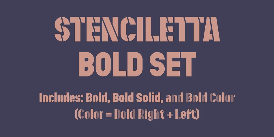 Stenciletta by Delve Fonts — Display Font — thumbnail 5