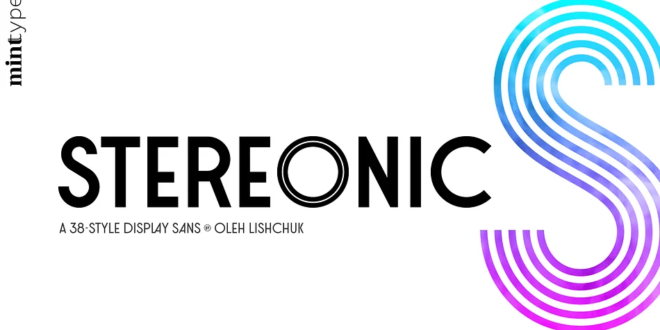 STEREONIC by Mint Type — Decorative Font