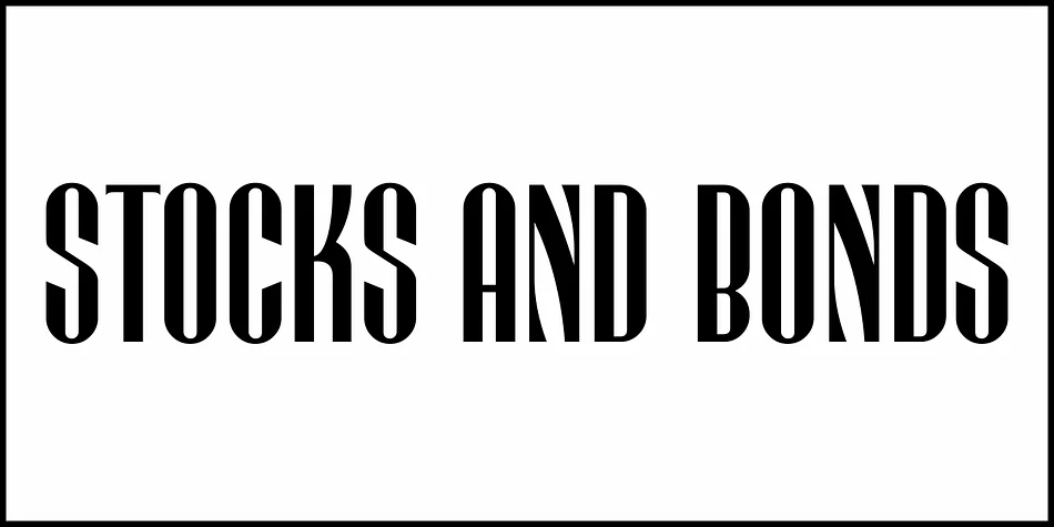 STOCKS AND BONDS JNL by Jeff Levine Fonts — Decorative Font — thumbnail 2