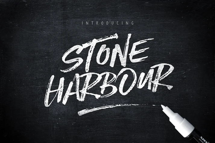 STONE HARBOUR by Nicky Laatz — Display Font