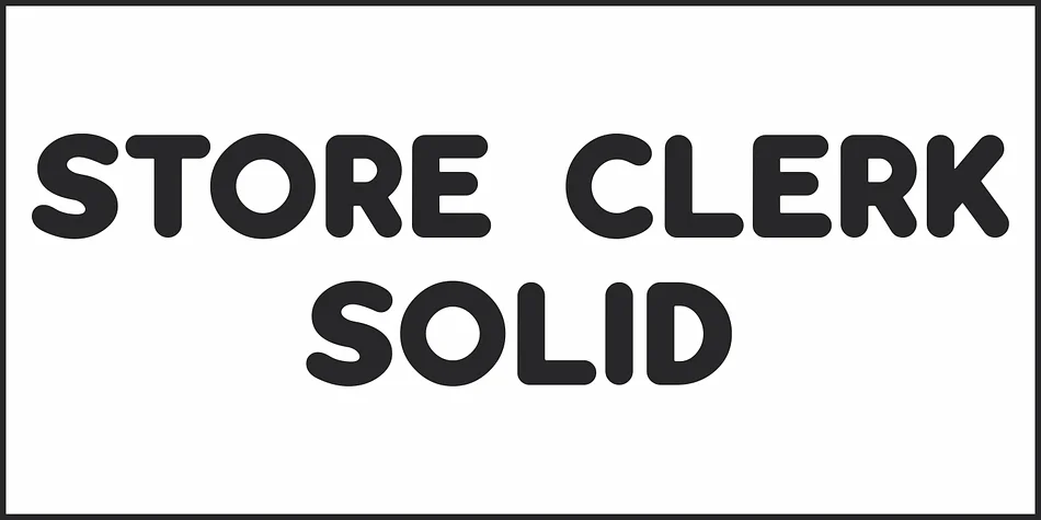 STORE CLERK JNL by Jeff Levine Fonts — Display Font — thumbnail 4
