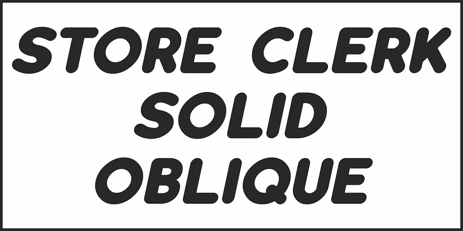 STORE CLERK JNL by Jeff Levine Fonts — Display Font — thumbnail 5