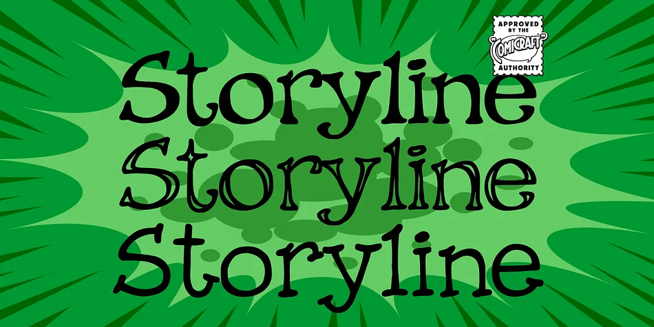 Storyline by Comicraft — Decorative Font